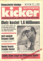 Originale Kicker Zeitung 1976 – Wochenausgabe vom 11. März bis 17. März 1976 mit Echtheitszertifikat!