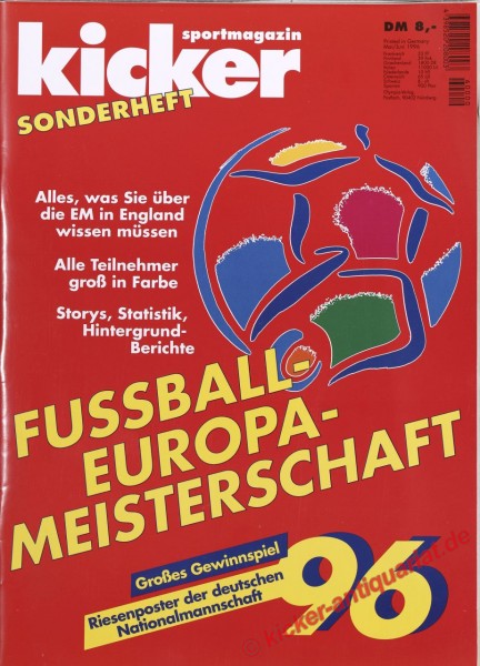 Kicker Sonderheft EM 1996