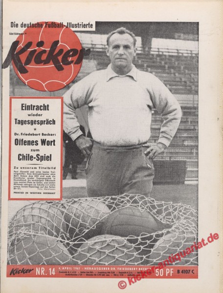 Kicker Nr. 14, 4.4.1961 bis 10.4.1961