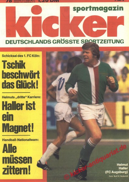 Kicker Sportmagazin Nr. 78, 24.9.1973 bis 30.9.1973