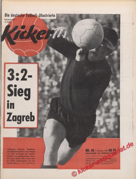 Kicker Nr. 40, 1.10.1962 bis 7.10.1962