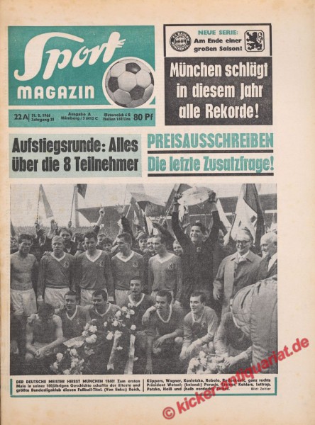 1860 München Deutscher Meister 1966