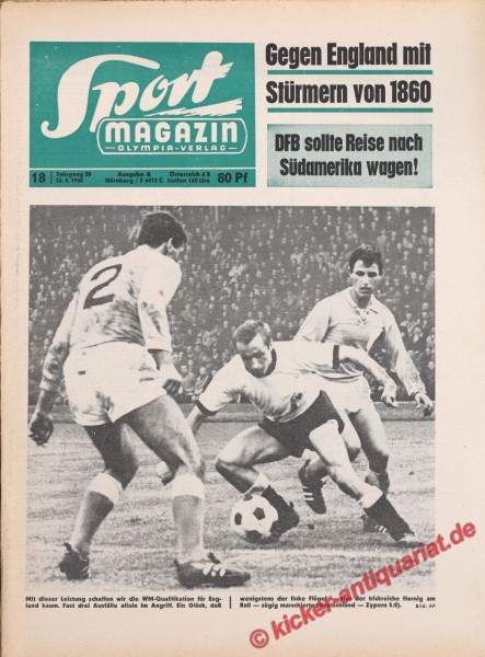 Sportmagazin Nr. 18A, 26.4.1965 bis 2.5.1965