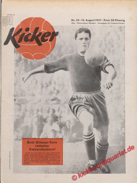 Kicker Nr. 32, 12.8.1957 bis 18.8.1957