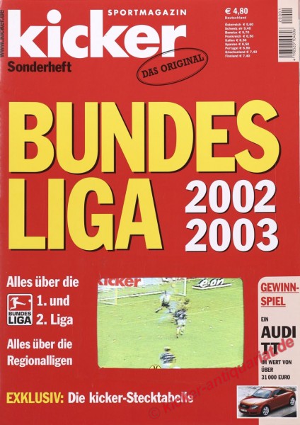 Kicker Sonderheft BL 2002/03