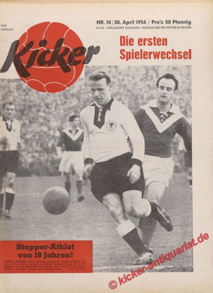 Kicker Nr. 18, 30.4.1956 bis 6.5.1956
