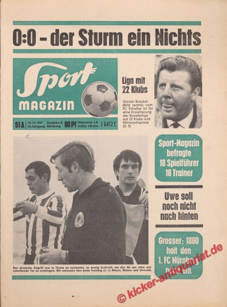 Sportmagazin Nr. 51A, 18.12.1967 bis 24.12.1967