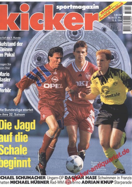 DIE JAGD AUF DIE SCHALE BEGINNT! MATTHIAS SAMMER, LOTHAR MATTHÄUS