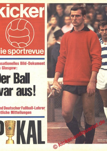 Kicker Sportrevue Nr. 21, 23.5.1966 bis 29.5.1966