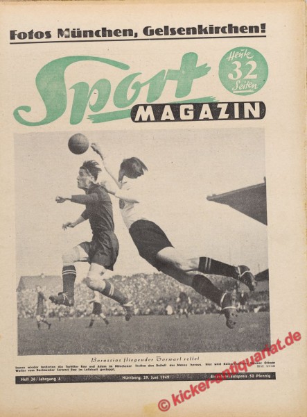Sportmagazin Nr. 26, 29.6.1949 bis 5.7.1949