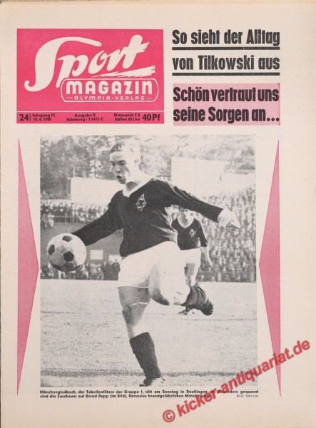 Sportmagazin Nr. 24B, 10.6.1965 bis 16.6.1965