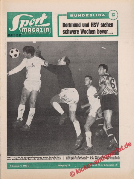 Sportmagazin Nr. 48A, 2.12.1963 bis 8.12.1963