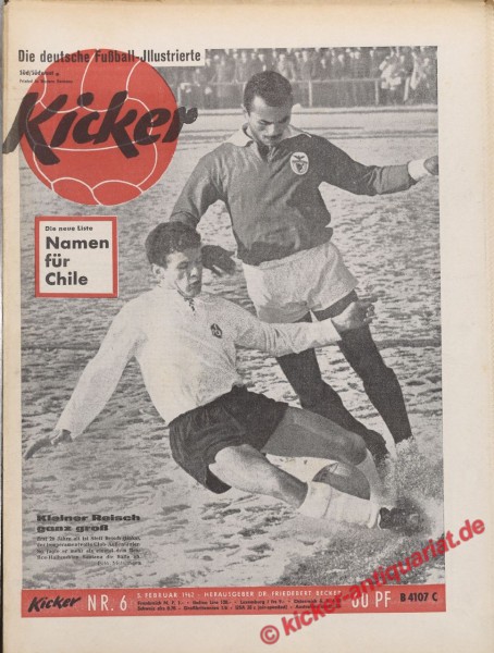 Kicker Nr. 6, 8.2.1962 bis 14.2.1962