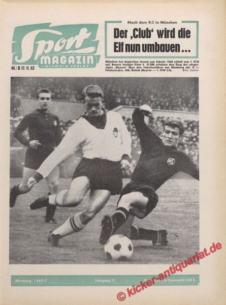 Sportmagazin Nr. 46A, 12.11.1962 bis 18.11.1962