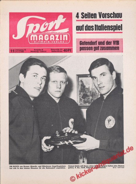 Sportmagazin Nr. 11B, 11.3.1965 bis 17.3.1965