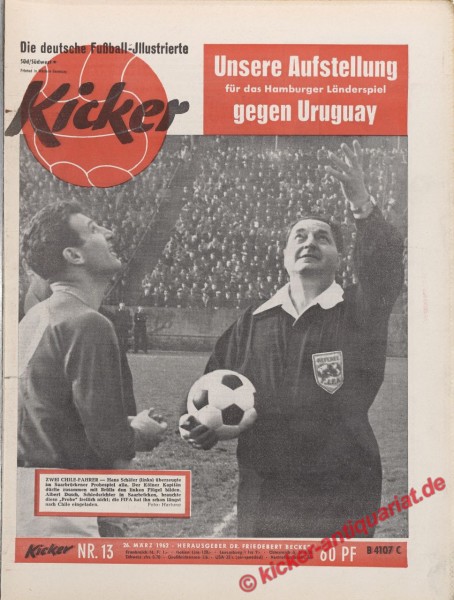 Kicker Nr. 13, 26.3.1962 bis 1.4.1962