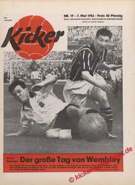 Kicker Nr. 19, 7.5.1956 bis 13.5.1956