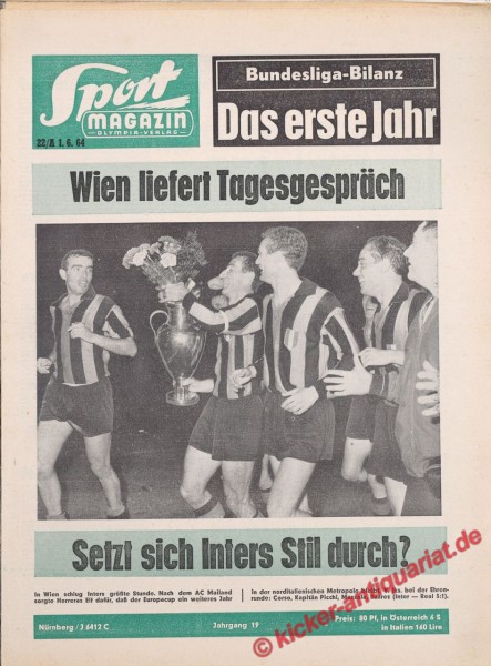 Sportmagazin Nr. 22A, 1.6.1964 bis 7.6.1964