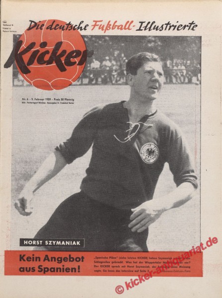 Kicker Nr. 6, 9.2.1959 bis 15.2.1959