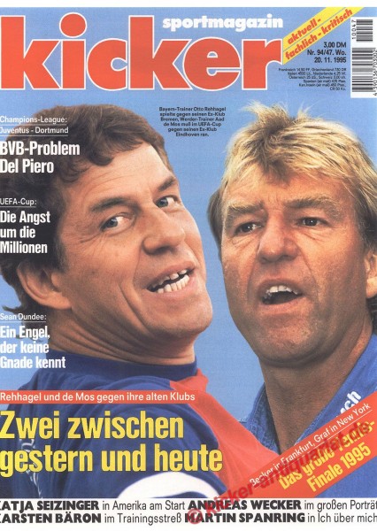 Kicker Sportmagazin Nr. 94, 20.11.1995 bis 26.11.1995