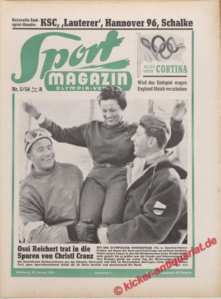 Sportmagazin Nr. 5A, 30.1.1956 bis 5.2.1956