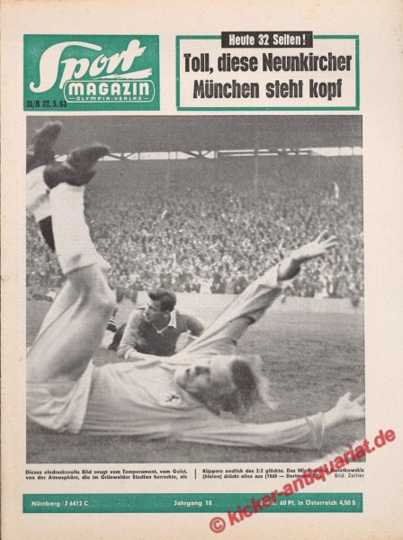 Sportmagazin Nr. 21A, 27.5.1963 bis 2.6.1963