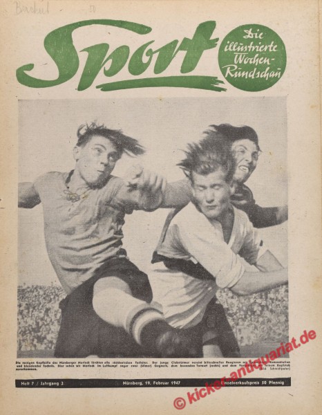Sportmagazin Nr. 7, 19.2.1947 bis 25.2.1947