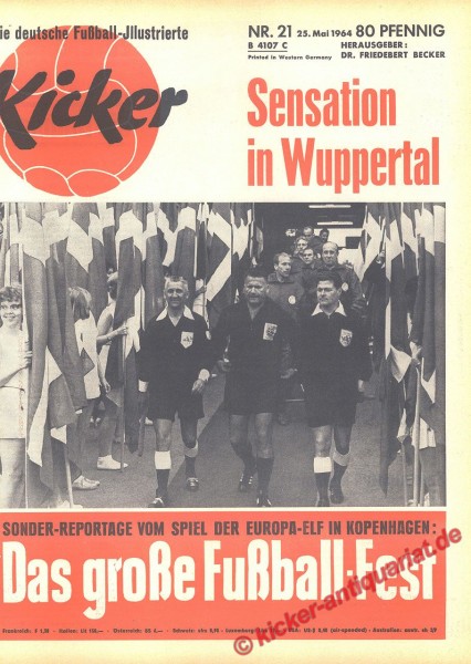 Kicker Nr. 21, 25.5.1964 bis 31.5.1964