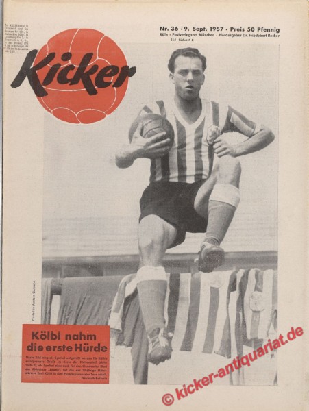 Kicker Nr. 36, 9.9.1957 bis 15.9.1957