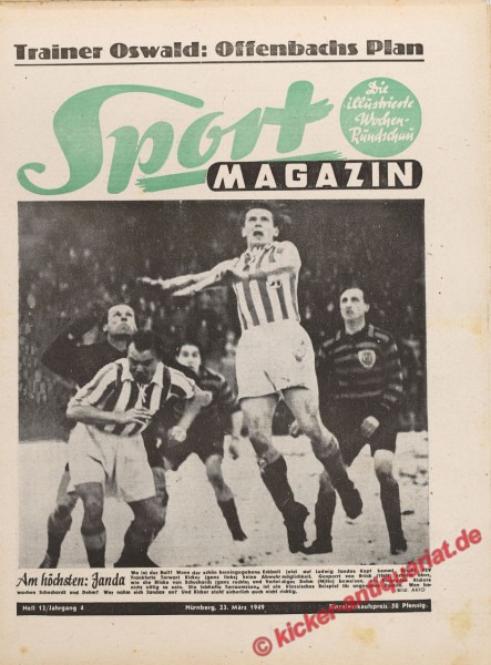 Sportmagazin Nr. 12, 23.3.1949 bis 29.3.1949