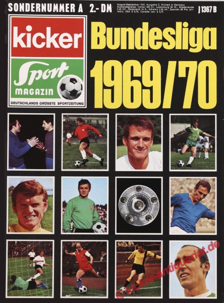 Kicker Sonderheft BL 1969/70
