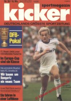 Kicker Zeitung 1976 vom 05.04.1976 bis 11.04.1976 – Hannes Bongartz FC Schalke 04 im Titelbild