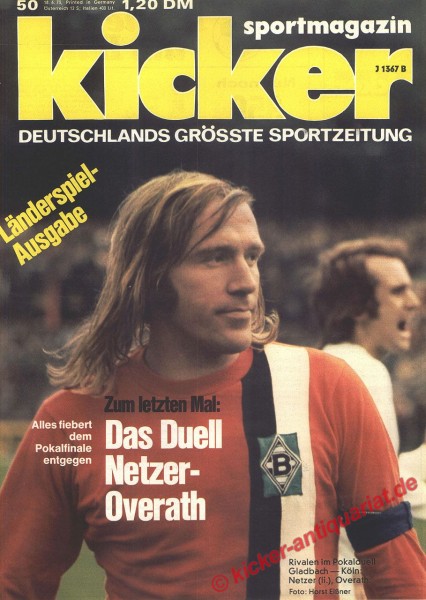 Kicker Sportmagazin Nr. 50, 18.6.1973 bis 24.6.1973
