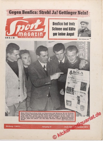 Sportmagazin Nr. 5B, 31.1.1962 bis 6.2.1962