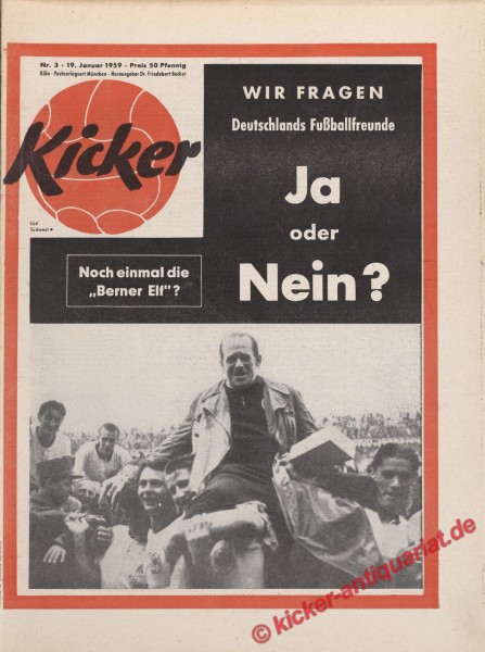 Kicker Nr. 3, 19.1.1959 bis 25.1.1959