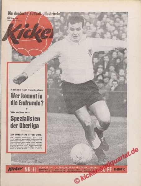 Kicker Nr. 11, 12.3.1962 bis 18.3.1962