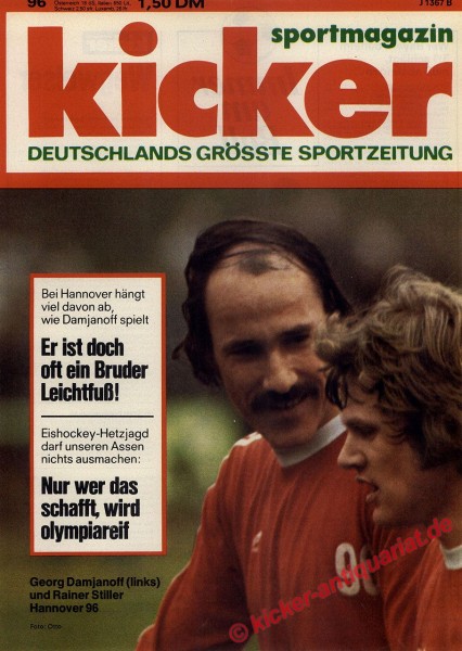 Georg Damjanoff (links) und Rainer Stiller, Hannover 96