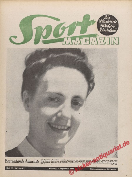 Sportmagazin Nr. 35, 1.9.1948 bis 7.9.1948