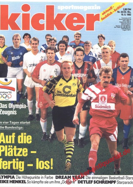 In vier Tagen startet die Bundesliga. Auf die Plätze - fertig - los!