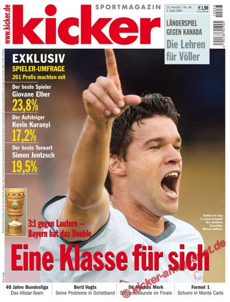 3:1 gegen Lautern - Bayern holt das Double!