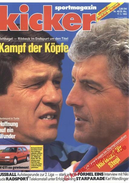 DER KAMPF DER KÖPFE: Rehhagel - Ribbeck im Endspurt um den Titel!