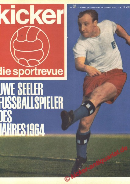 Kicker Sportrevue Nr. 36, 7.9.1964 bis 13.9.1964