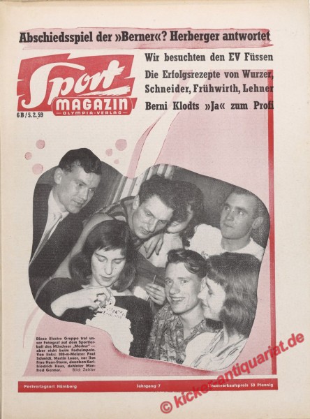 Sportmagazin Nr. 6B, 5.2.1959 bis 11.2.1959