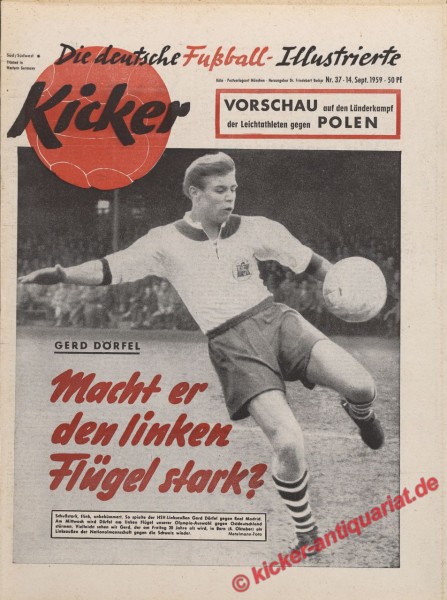 Kicker Nr. 37, 14.9.1959 bis 20.9.1959