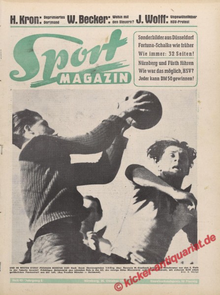 Sportmagazin Nr. 43, 25.10.1950 bis 31.10.1950