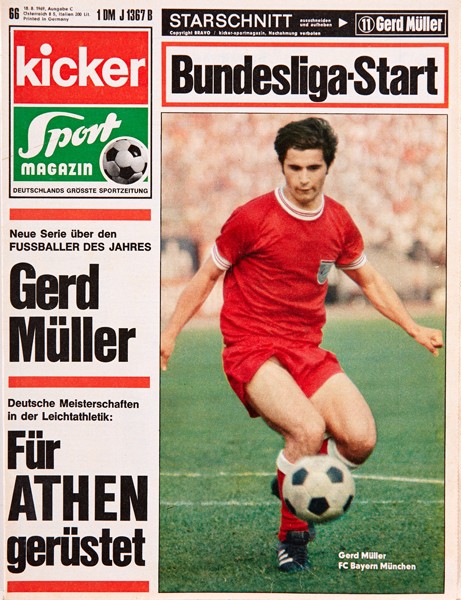 Kicker Sportmagazin Nr. 66, 18.8.1969 bis 24.8.1969