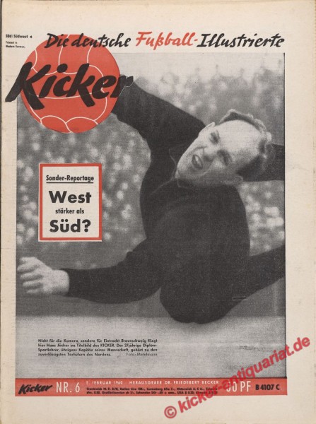 Kicker Nr. 6, 8.2.1960 bis 14.2.1960