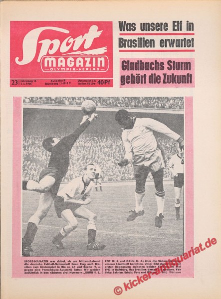 Sportmagazin Nr. 23B, 3.6.1965 bis 9.6.1965