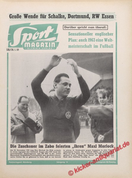Sportmagazin Nr. 4A, 26.1.1959 bis 1.2.1959
