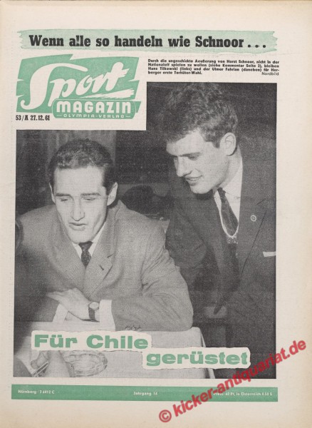 Sportmagazin Nr. 53A, 27.12.1961 bis 2.1.1962